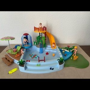 Playmobil 4858 Open Air Pool with Slide & Shower